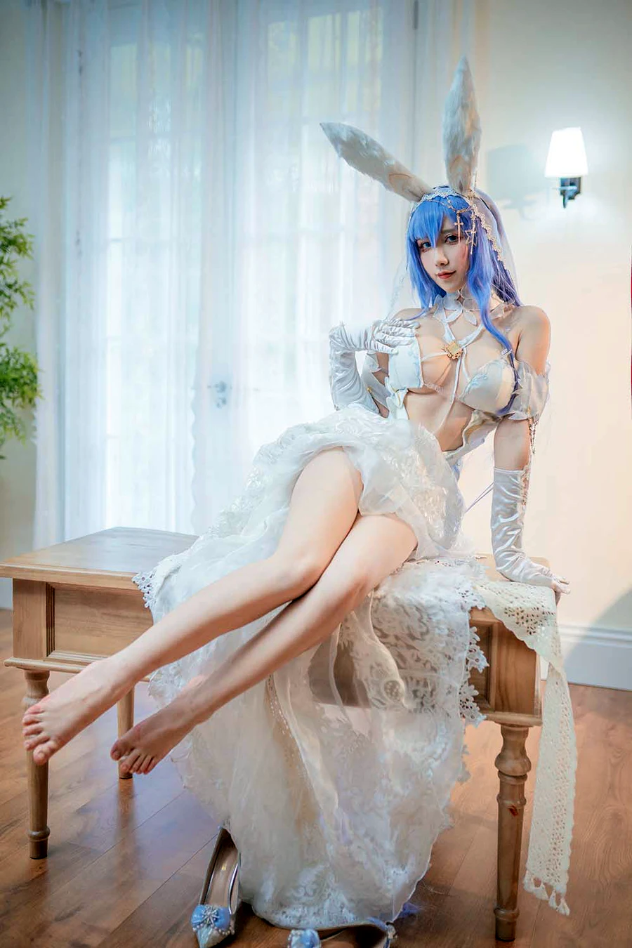 九曲Jean – 花园花嫁 cosplay-第1张