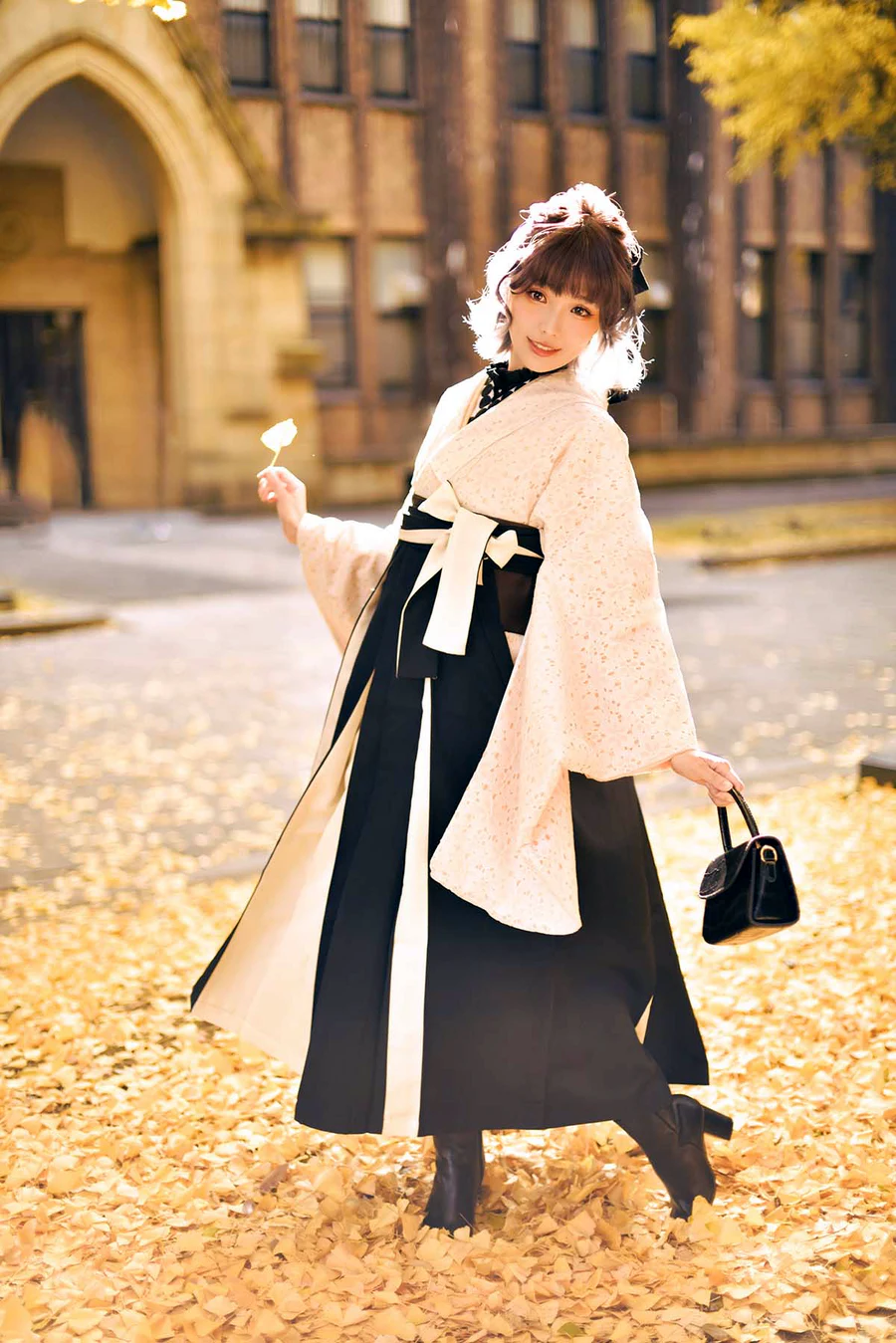 Ely_eee(ElyEE子) – Ginkgo Hakama cosplay-第1张