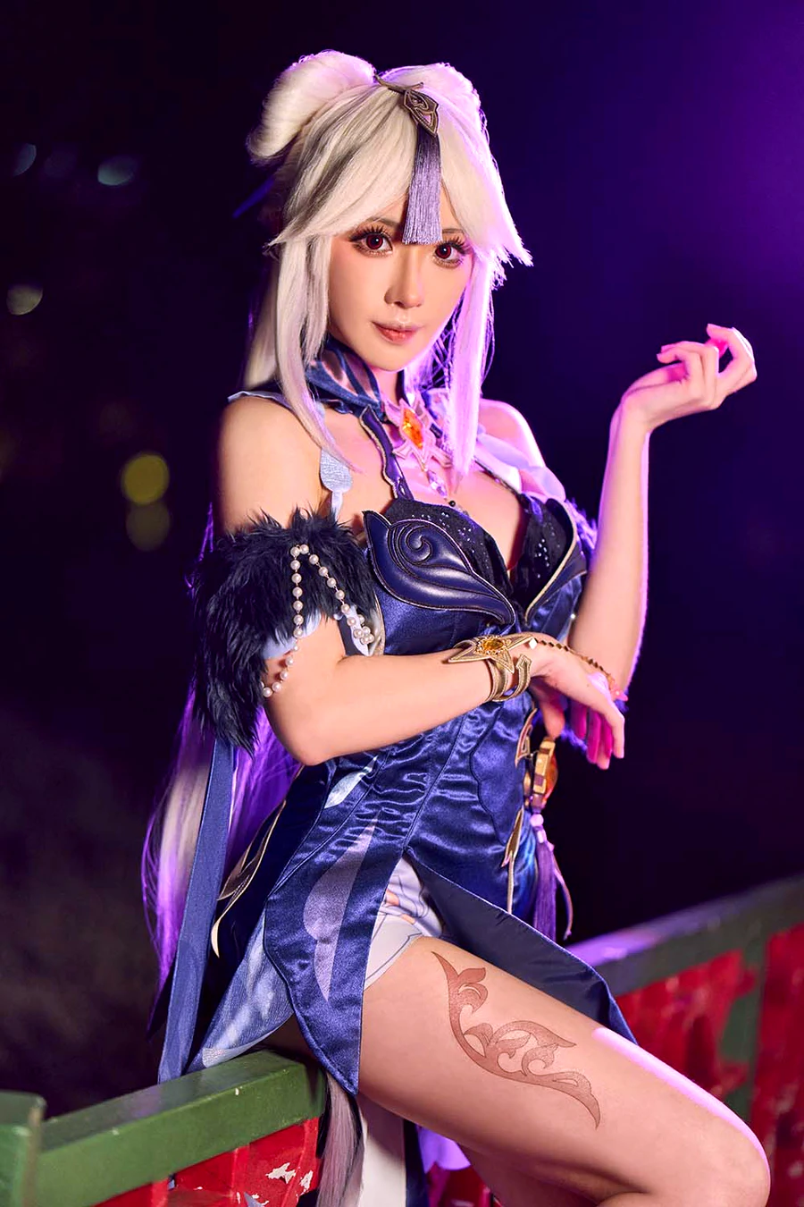 Kiyo – Ningguang Orchid Evening Gown cosplay-第1张