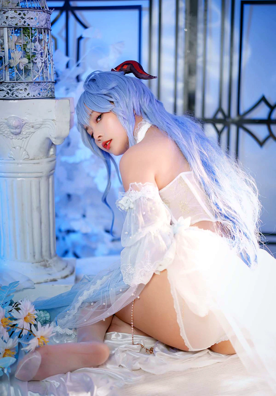 苏嫣嫣阿姨 – 甘雨花嫁 cosplay-第1张