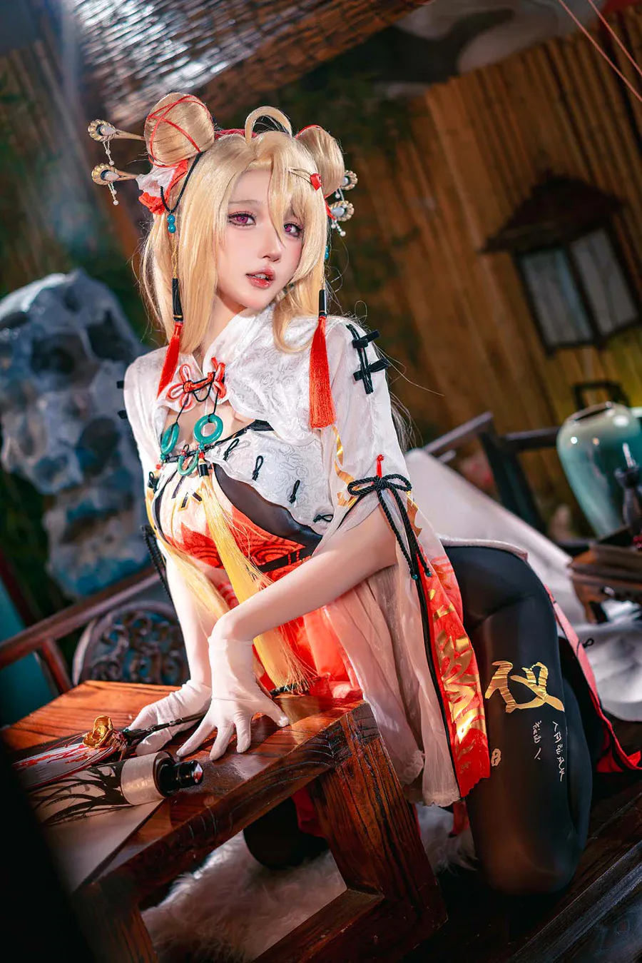 阿包也是兔娘 – 交错战线 咎瓦尤斯 cosplay-第1张