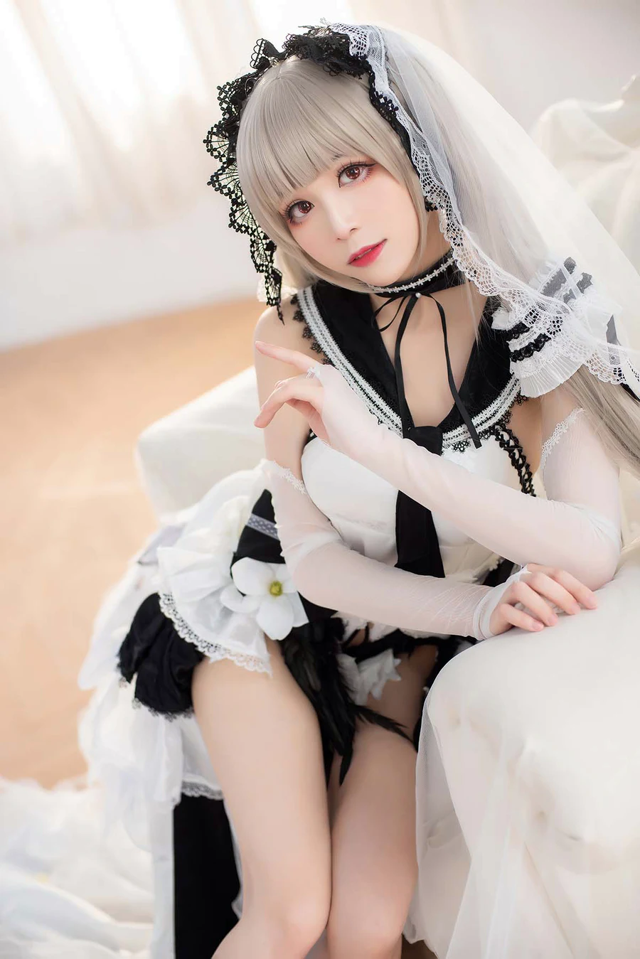 Tomoyo酱 – 碧蓝 可畏礼服 cosplay-第1张