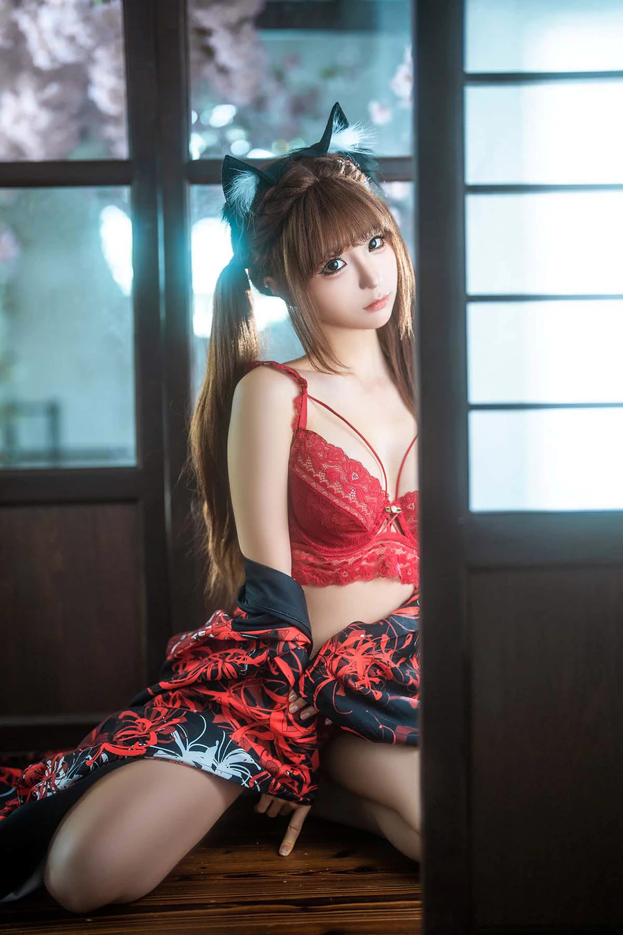 蠢沫沫 – 捆绑和服 cosplay-第1张