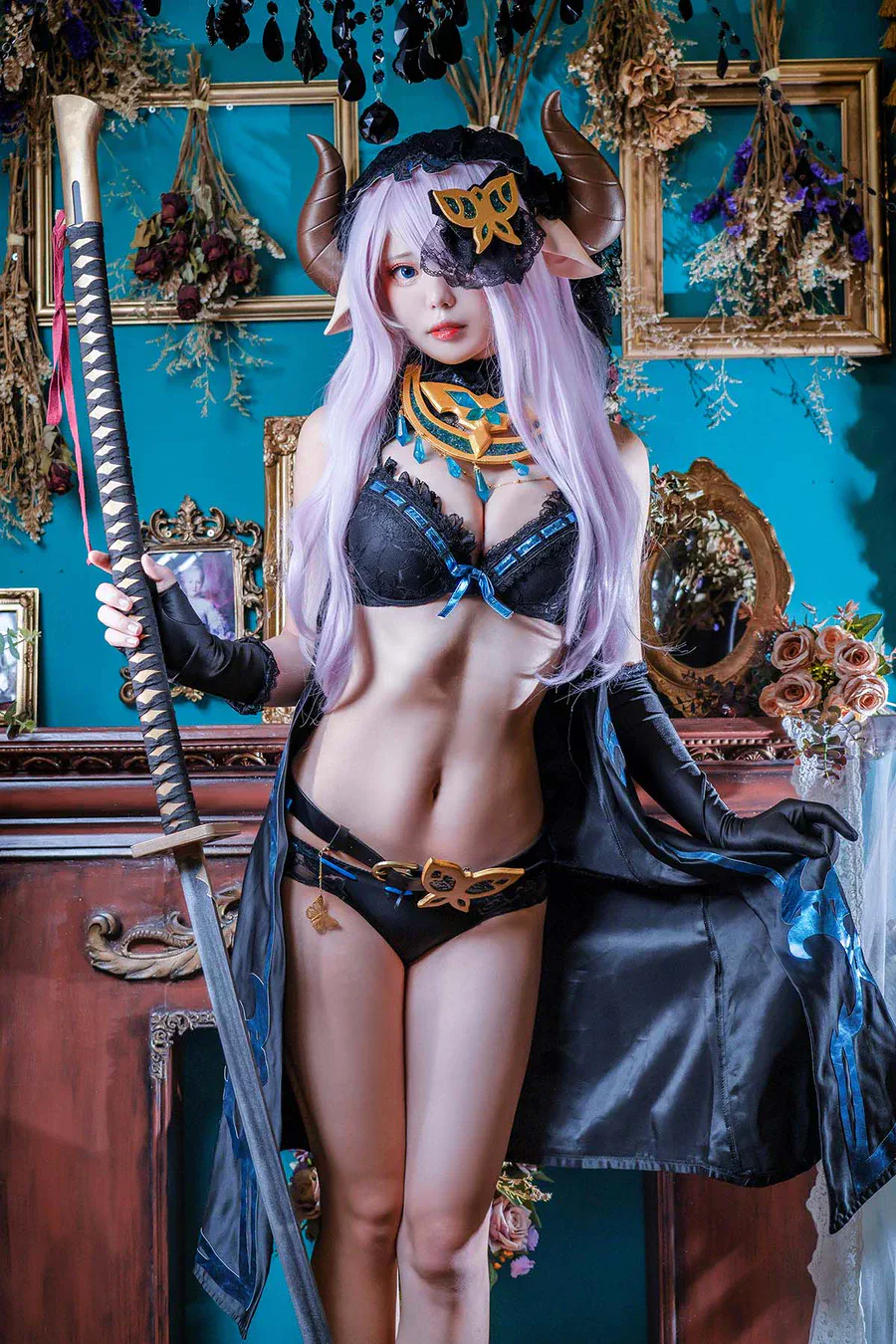 雪貓Yuki – Narmaya cosplay-第1张