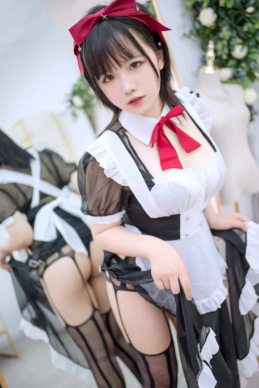 阿半今天很开心 – 透明女仆 cosplay-第1张