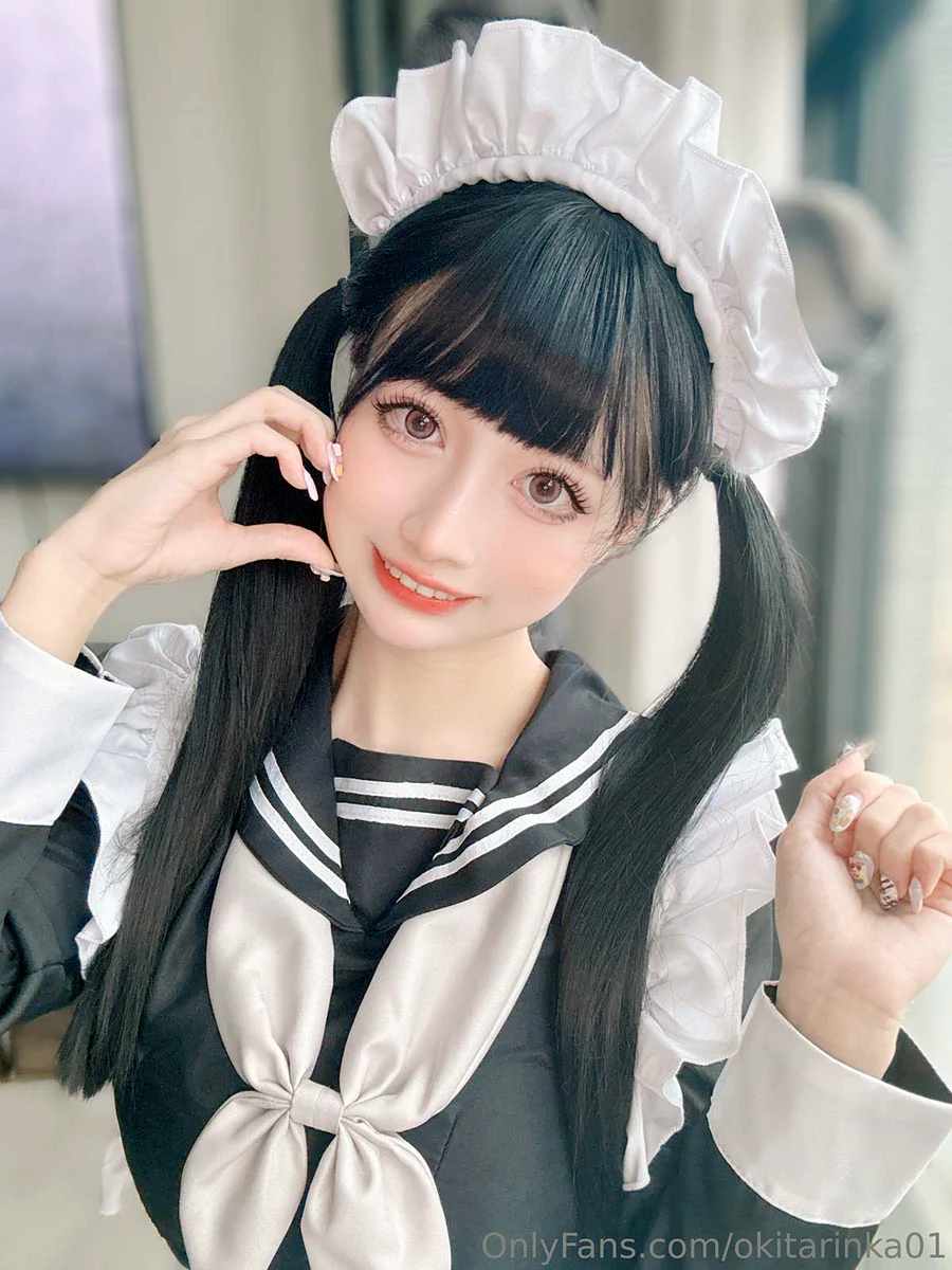 沖田凜花Rinka – Sailor Suit Maid cosplay-第1张