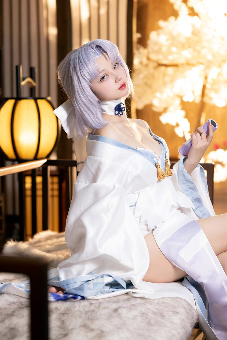 花铃 – 闪乱神乐 雪泉修 cosplay-第1张