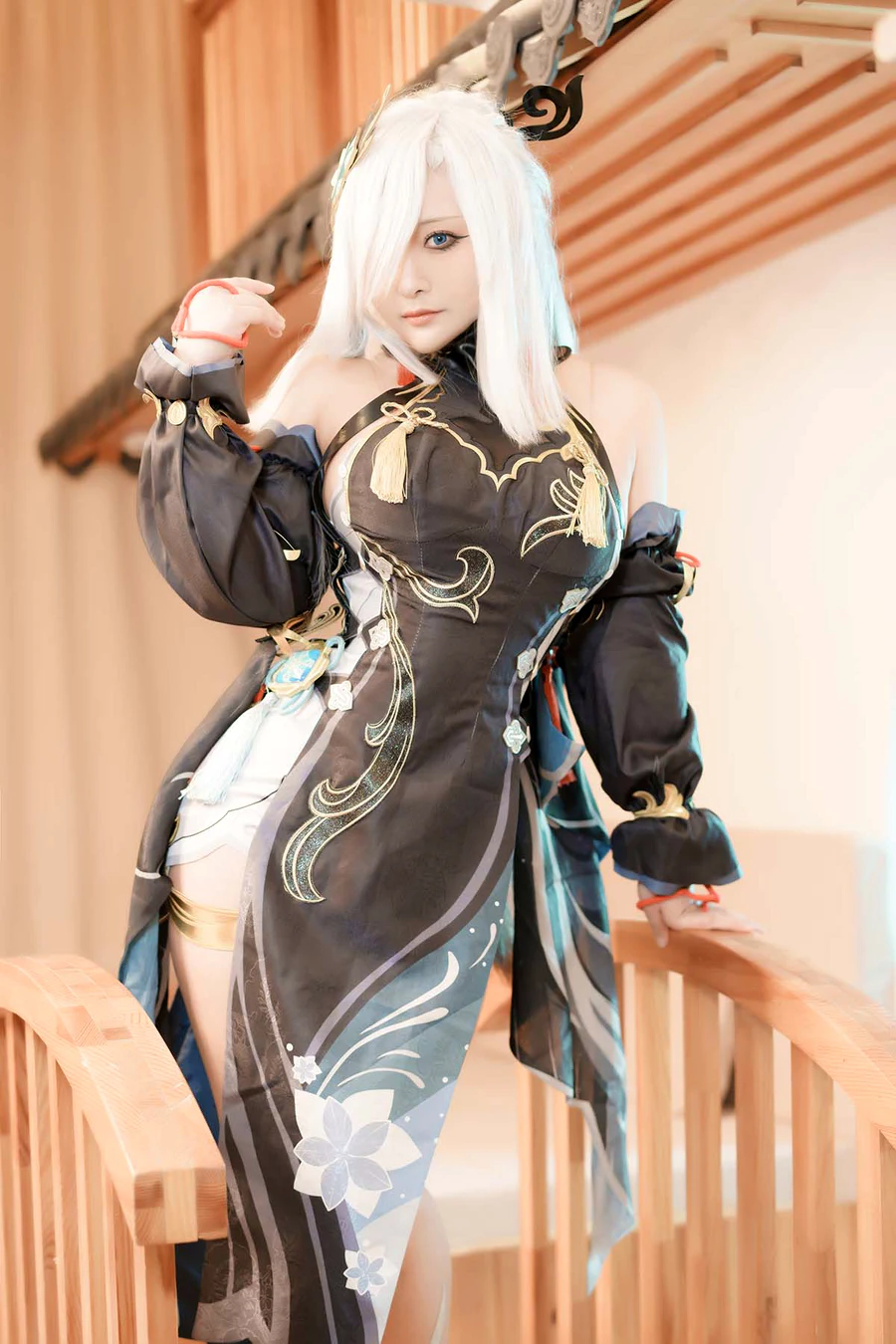 洛璃LoLiSAMA – 申鹤 cosplay-第1张