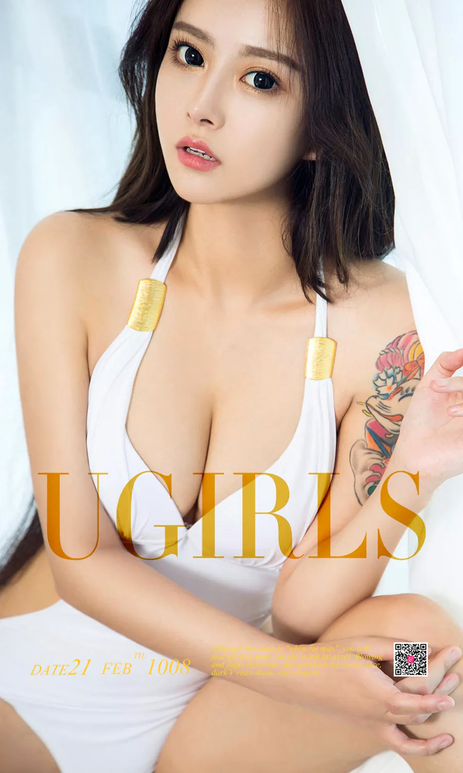 [爱尤物]2018 NO.1008 李焮苒一黑白之间 Ugirls爱尤物-第1张