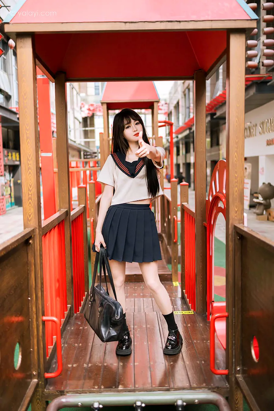 [YALAYI雅拉伊]2023.06.19 NO.1042 jk制服 小亭 YALAYI雅拉伊-第1张