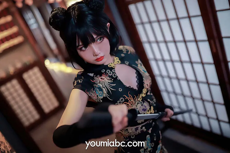 [YouMi尤蜜]2020.12.12 旗袍武士娘 您的蛋蛋 YouMei尤美-第1张