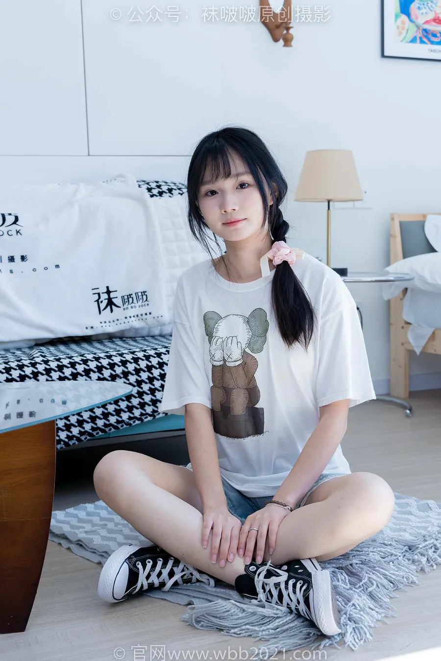 [BoBoSocks袜啵啵]NO.331 甜甜圈-板鞋、白棉袜、裸足 BoBoSocks袜啵啵-第1张