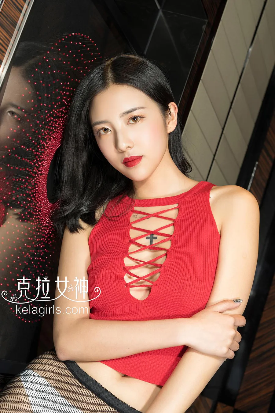 [KelaGirls克拉女神]2017-05-04 凌雪 缠丝绕网 KelaGirls克拉女神-第2张