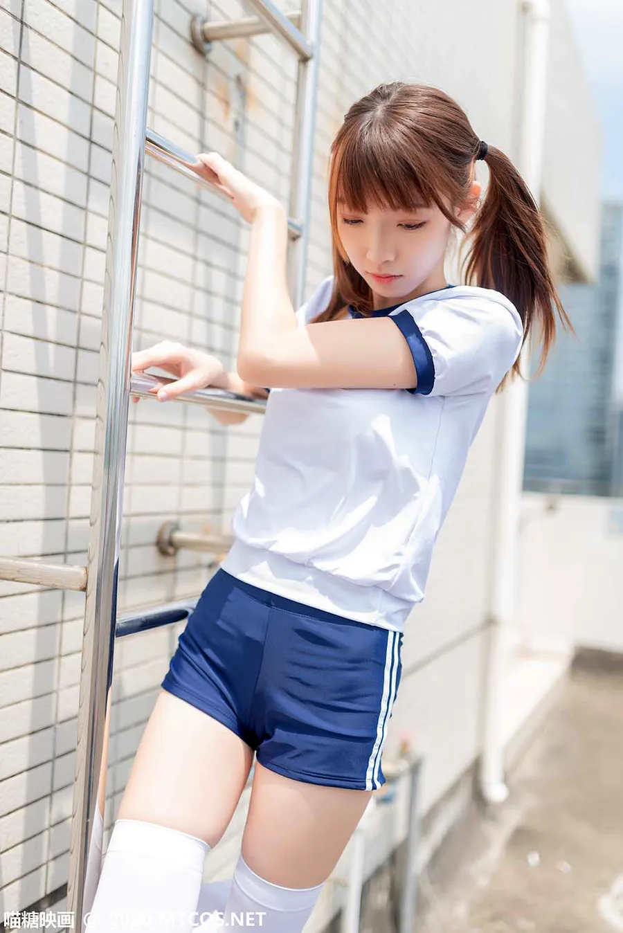 [喵糖映画]VOL.182 白袜体操服 喵糖映画-第1张