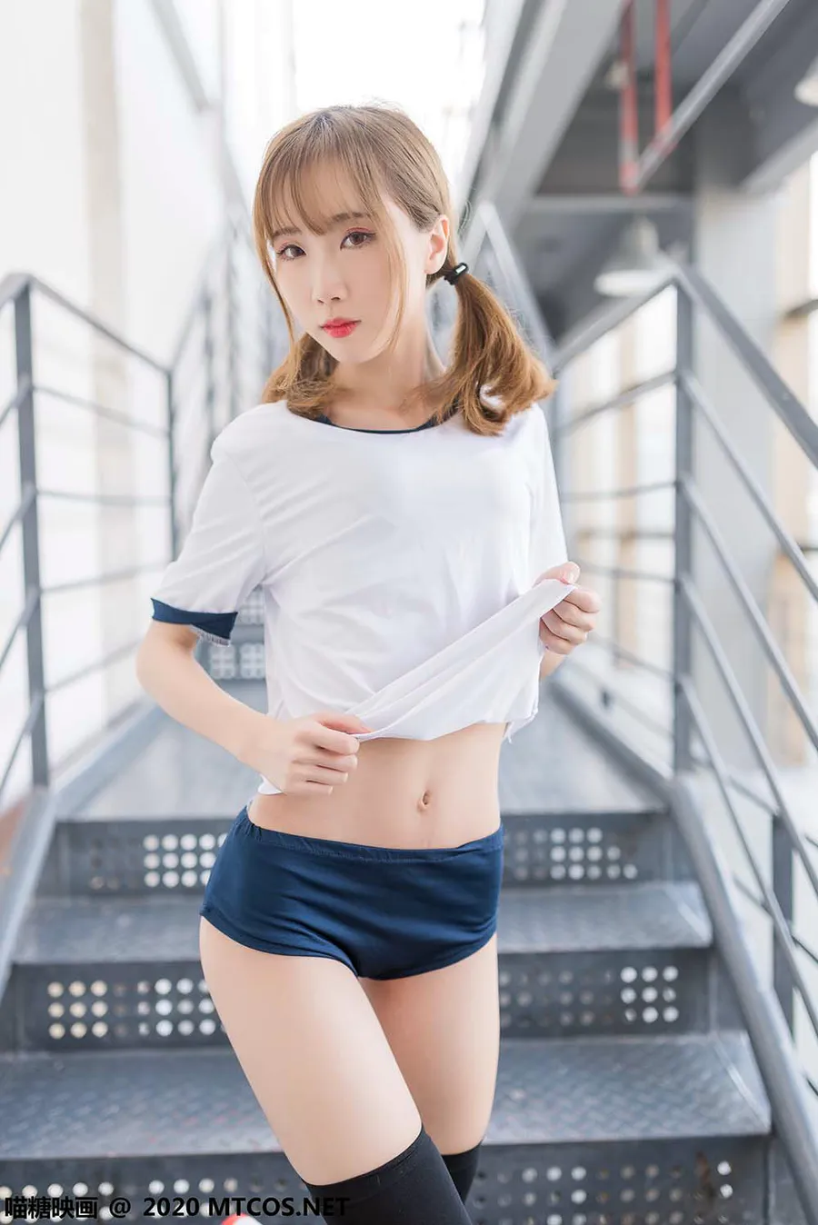 [喵糖映画]VOL.219 运动体操服 喵糖映画-第1张