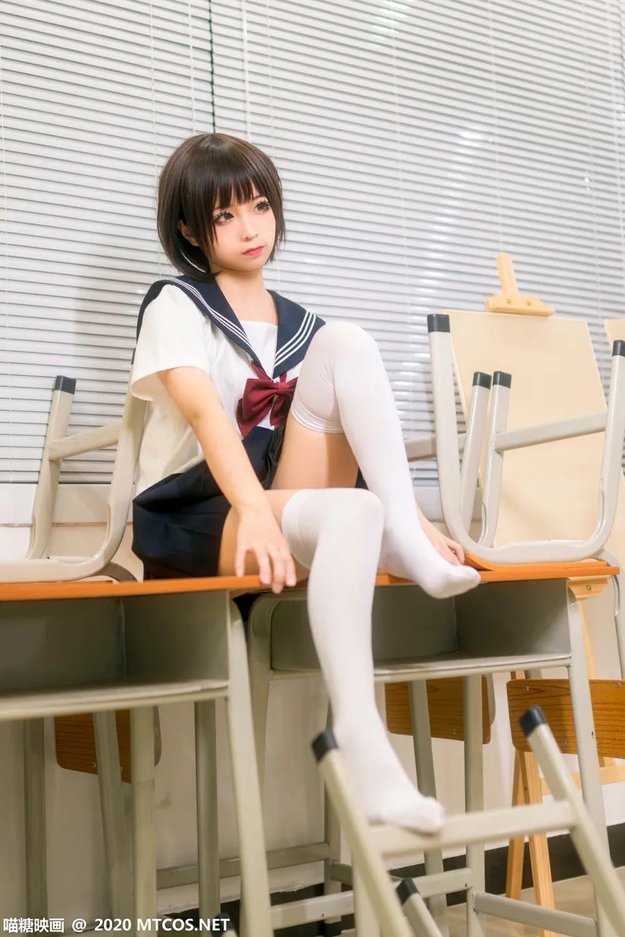 [喵糖映画]JKL.020 课室JK制服 喵糖映画-第2张