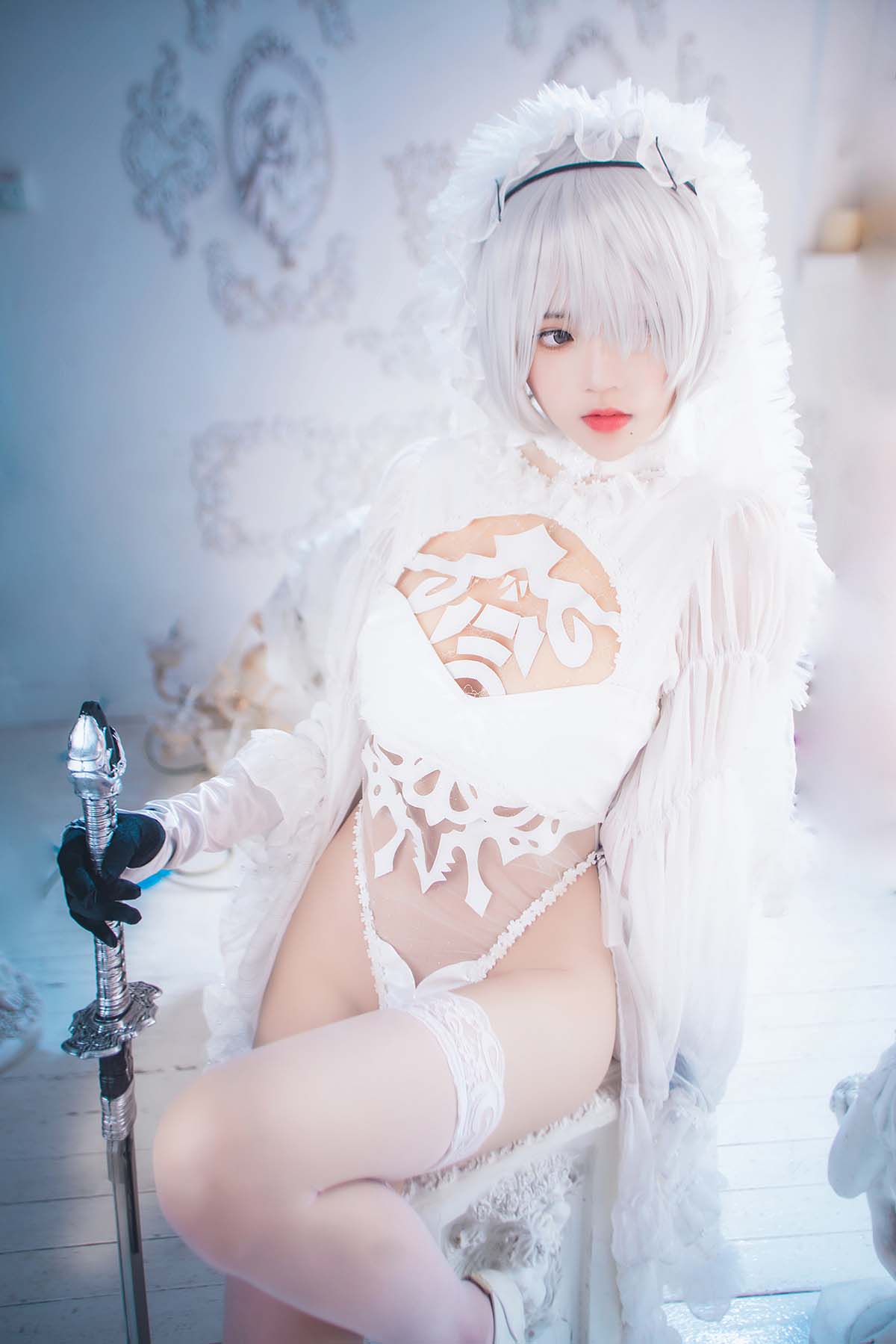 [YITUYU艺图语]2024.07.01 2B花嫁COSPLAY 桜桃喵 YITUYU艺图语-第1张