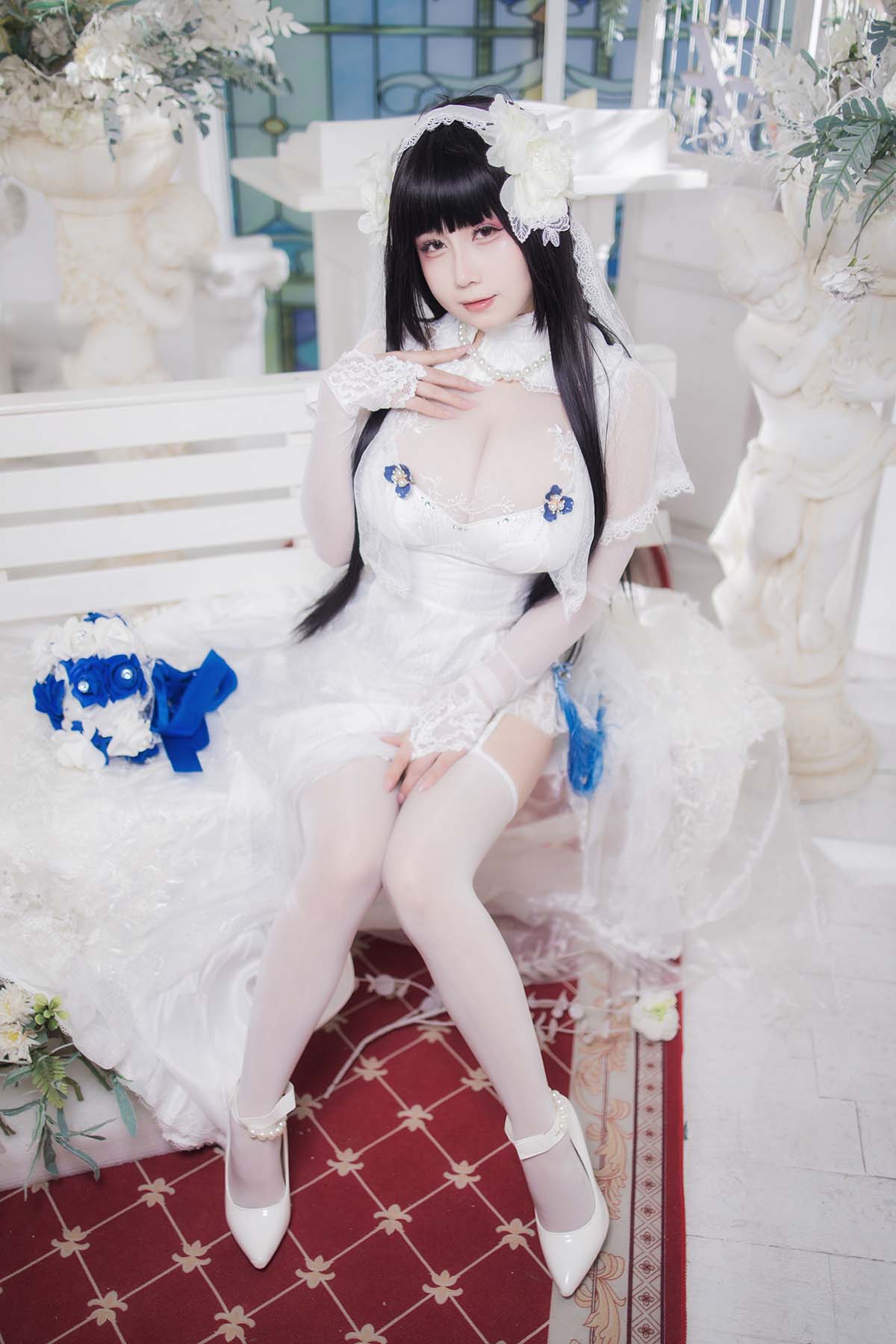 末夜787 – 95式婚纱 cosplay-第1张