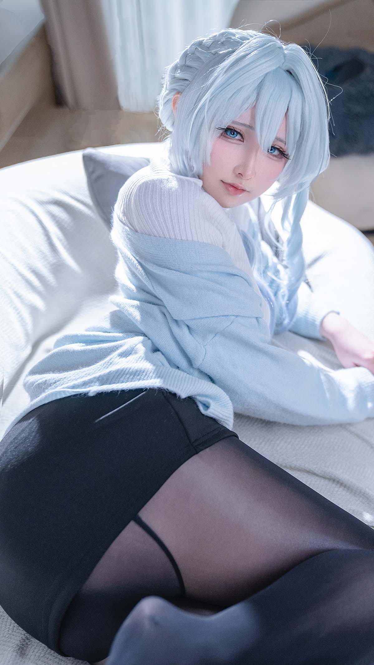 樱梨梨 – 雪女 cosplay-第1张