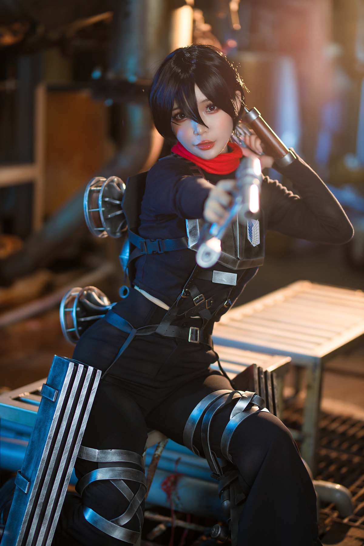 Umeko J – cosplay Mikasa Final Season Attack on Titan cosplay-第1张