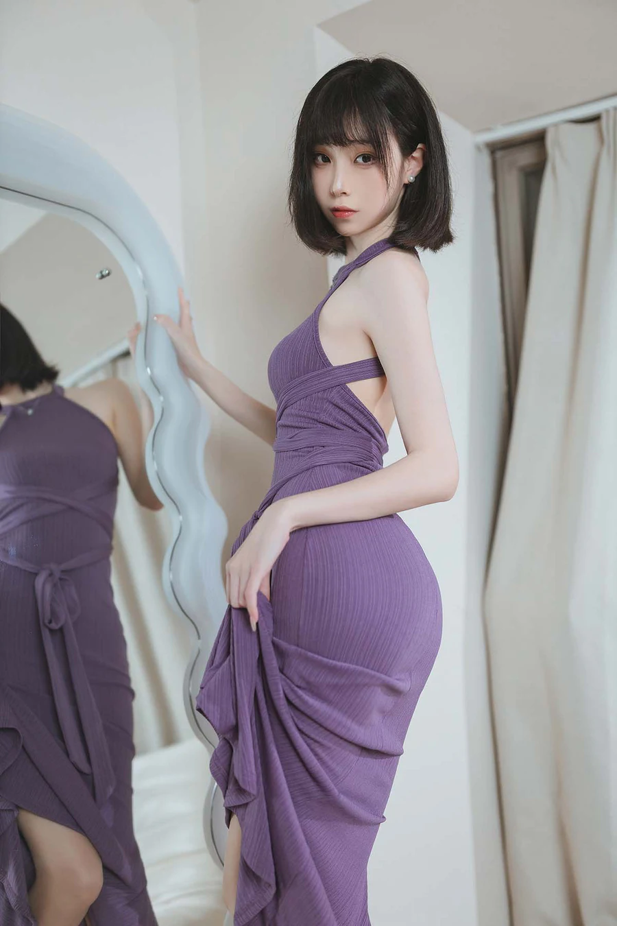 许岚(叁月life) – 紫韵人妻 cosplay-第1张