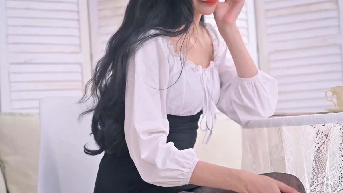 [SSA丝社]短片 NO.0082 雪儿 CdR闪亮菱格纹丝袜 SSA丝社短片-第2张